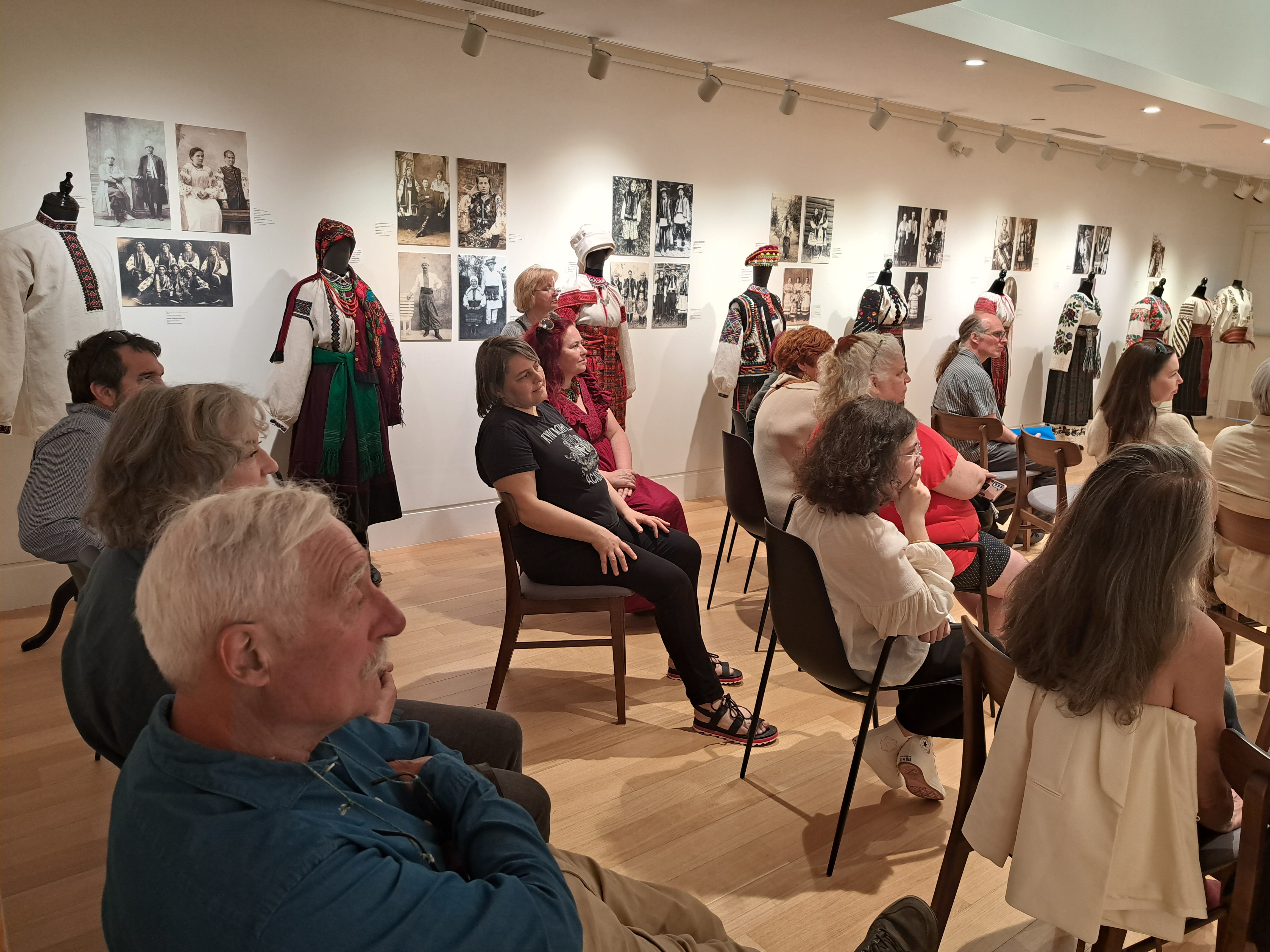 Curatorial Tour of the exhibition of Ukrainian Folk Clothing, May 11, 2023 